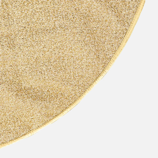 Alfombra Cubre Pie para Árbol de Navidad ø90cm - "Goldine"