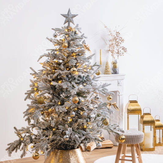 Árbol de Navidad "TORONTO" - 150cm / 180cm / 210cm - Pino Verde Nevado