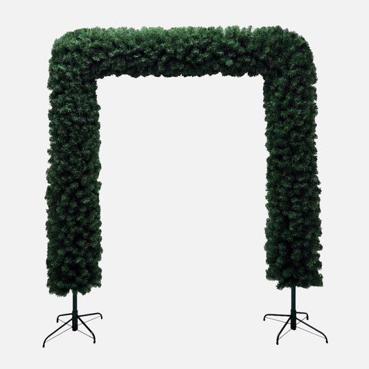 Arco Decorativo de Abeto | Árbol de Navidad en Arco - 1840 Ramas | L150 x H240 cm