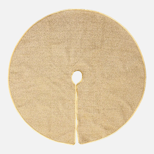 Alfombra Cubre Pie para Árbol de Navidad ø90cm - "Goldine"